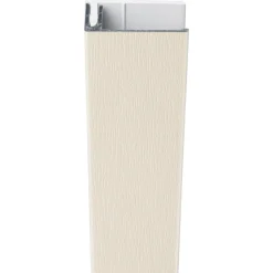 Protex Eindprofiel Aluminium/PVC Crèmewit 3000mm