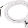 Q-link Aansluitsnoer Wit 2500W 1,0mm2  3x2,5m Randaarde