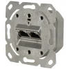 Q-Link Contactdoos Inbouw Telefoon/Data CAT6A 2x8-Polig