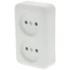 Q-Link Contactdoos Opbouw 2-Voudig Polarwit