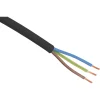Q-Link Huishoudsnoer VMVL Zwart 3x1,0mm2 25m