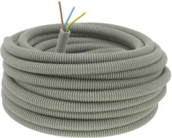 Q-Link Installatiebuis Flexiplus Slagvast Grijs Ø5/8 3x2,5mm2 20m