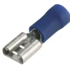 Q-Link Kabelschoen Contra Schuifstekker Blauw 10st