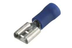 Q-Link Kabelschoen Contra Schuifstekker Blauw 10st
