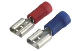 Q-Link Kabelschoen Contra Schuifstekker Rood/Blauw 10st