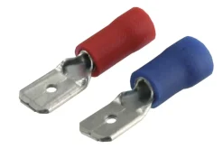 Q-Link Kabelschoen Schuifstekker Rood/Blauw 10st