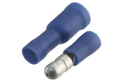 Q-Link Kabelschoen Stekkerbus Contrastekker Blauw 8st