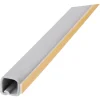 Q-Link Leidinglijst Zilver Zelfklevend 10x10mm 2m