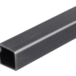 Q-Link Leidinglijst Zwart Zelfklevend 10x10mm 2m