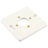Q-Link Montageplaat 1-voudig Met Felsmoer M4 Polarwit