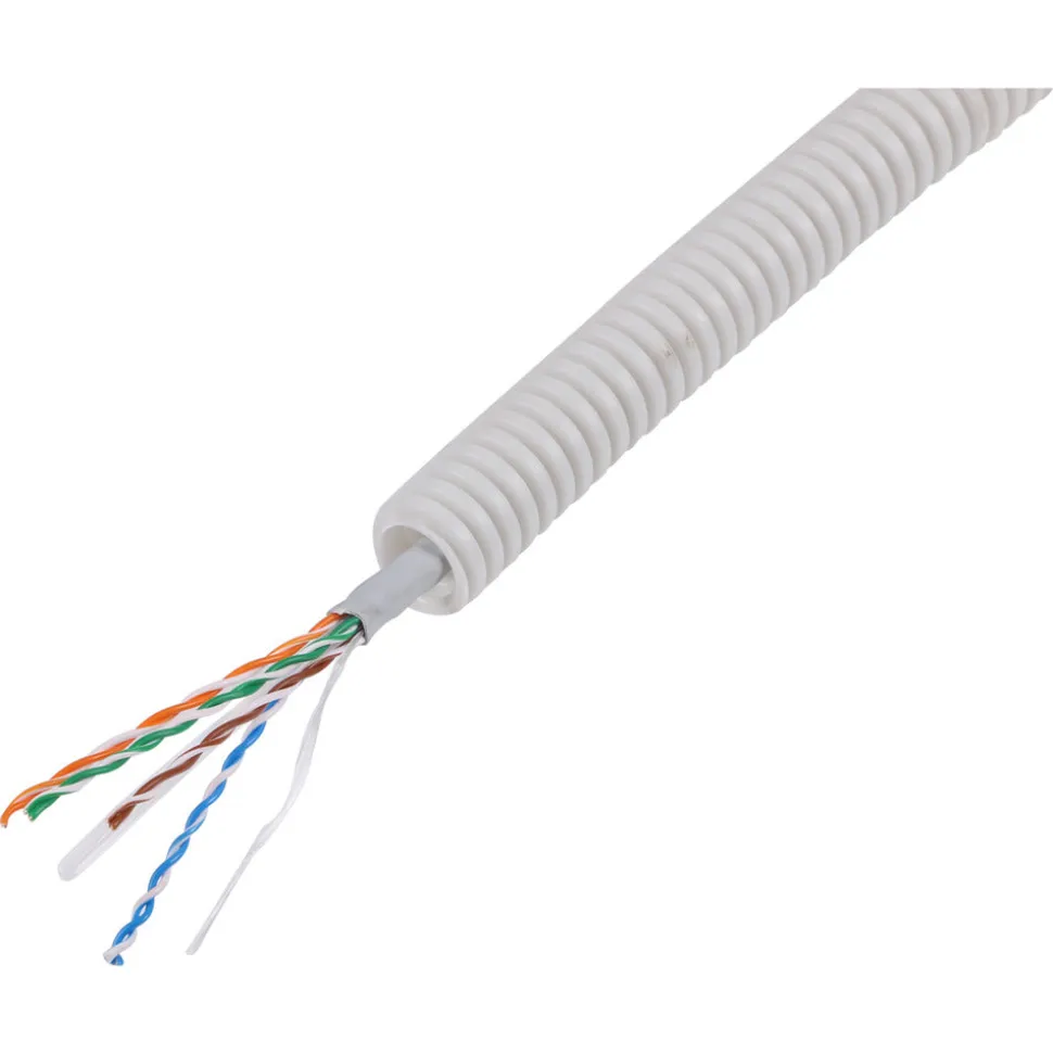 Q-Link Netwerkkabel Flexibel 5/8 Met UTP Kabel CAT6 50m