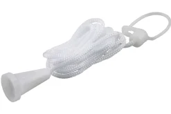Q-Link Trekkoord Reflecterende Knop Wit 145cm