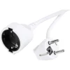 Q-Link Verlengsnoer H05VV-F Wit Randaarde 3x1,5mm2 25m