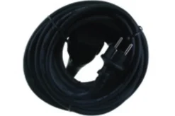 Q-Link Verlengsnoer randaarde IP44 neopreen 3x1,5 mm² Zwart 10 meter