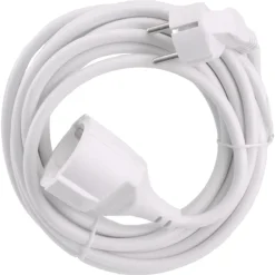 Q-link Verlengsnoer Wit 3680W 1,5mm2  3x5m Randaarde