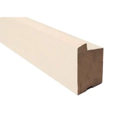 Raamprofiel ROx Hardhout Gegrond Grijs 54x78x1950mm FSC Mix 70%