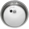 Reginox Spoelbak B2903RLU02GDS RVS rond opbouw afvoer 50cm