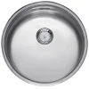 Reginox Spoelbak B2903RLU06GDS RVS rond opbouw afvoer 90cm