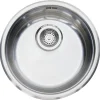 Reginox Spoelbak R18 370 RVS Rond Opbouw