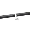 Roval Daktrim Standaard Aluminium Zwart 45x45mm 2,5m