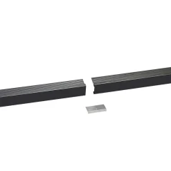 Roval Daktrim Standaard Aluminium Zwart 45x45mm 2,5m
