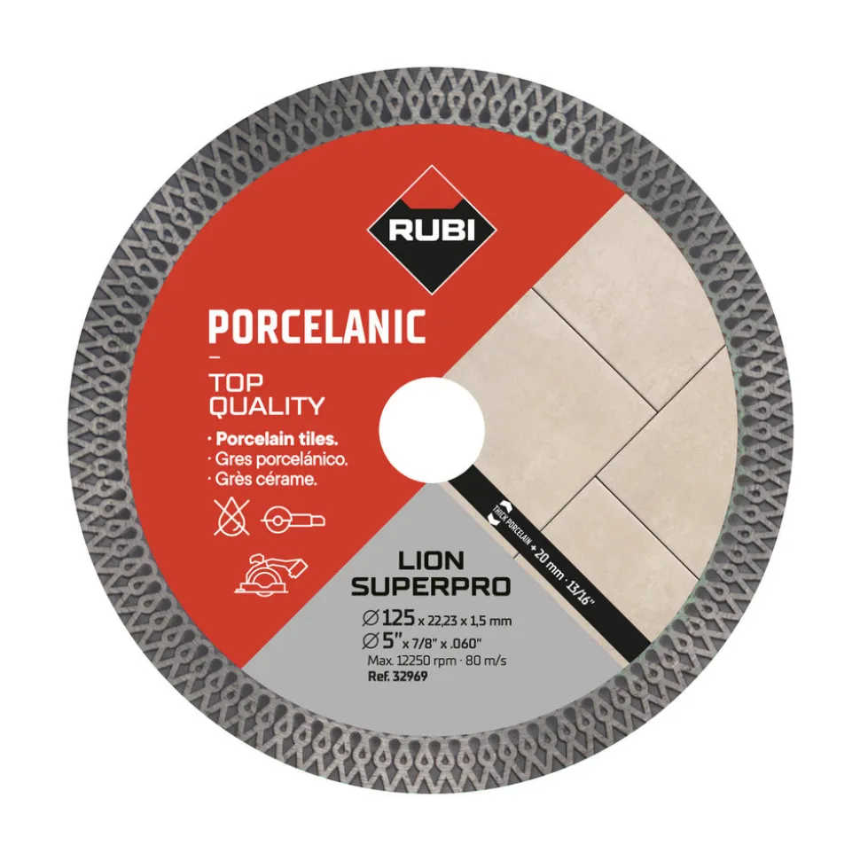 Rubi Diamantzaagblad Lion Superpro 125mm