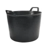 Rubi Puinkuip Zwart 40L