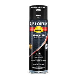 Rust-Oleum Hard Hat Advanced Zijdeglans Gitzwart 500ml
