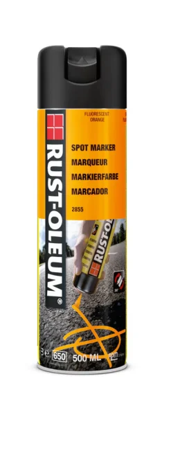 Rust-Oleum Markeerspray Fluorescerend Oranje 500ml