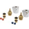 Sanifit Kraanbovendeel knop warm en koud water 2 stuks