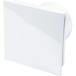 Sanivesk Design Ventilator Kunststof Wit Met Timer Hygro Ø125mm