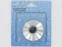 Sanivesk Kraanrozet messing verchroomd 1/2'' luxe