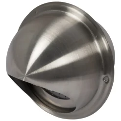 Sanivesk Overdrukrooster RVS Bol Ø100mm