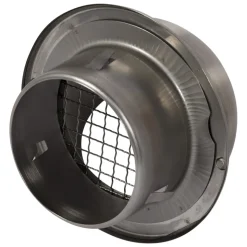 Sanivesk Overdrukrooster RVS Bol Ø125mm