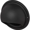 Sanivesk Overdrukrooster RVS Zwart Bol Ø150mm