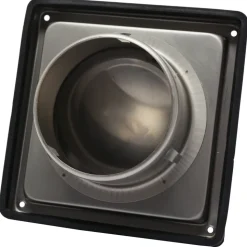 Sanivesk Overdrukrooster RVS Kap Ø100mm