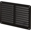 Sanivesk Schoepenrooster Aluminium Mat Zwart 245x195mm