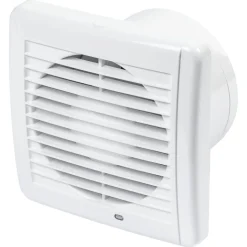 Sanivesk Stille Ventilator Kunststof Wit Met Timer Ø125mm