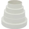 Sanivesk Verloopstuk PVC Wit Ø80-150mm