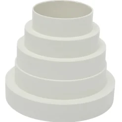 Sanivesk Verloopstuk PVC Wit Ø80-150mm