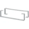 Sanivesk Vlakkanaal Beugels PVC Wit 220x55mm 2st