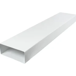 Sanivesk Vlakkanaal Buis PVC Wit 1000x220x90mm