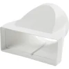 Sanivesk Vlakkanaal Verloopstuk PVC Wit Ø150mm 220x90mm