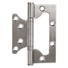 Scharnier Zonder Freeswerk RVS 3stuks