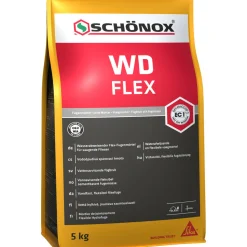 SCHÖNOX WD Flex Voegmortel Donkergrijs Waterafwijzend 5kg