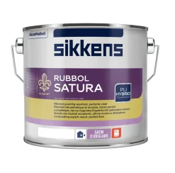 Sikkens Lak Rubbol Satura Satin Wit 2,5L