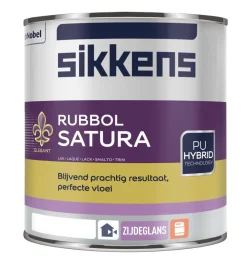 Sikkens Lak Rubbol Satura Satin Wit 1L