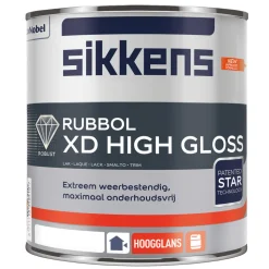 Sikkens Lak Rubbol XD High Gloss Wit/W05 1L