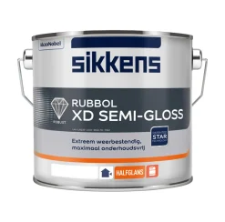 Sikkens Lak Rubbol XD Semi Gloss Wit/W05 2,5L