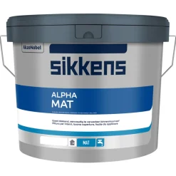 Sikkens Muurverf Alpha Mat Wit/W05 5L